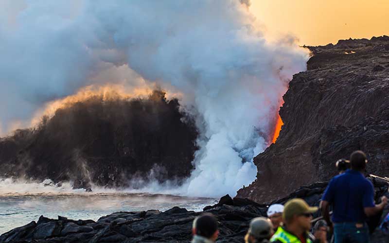 Gunung Api Kilauea dan Gunung Berapi Aktif Lainnya, Hawaii 